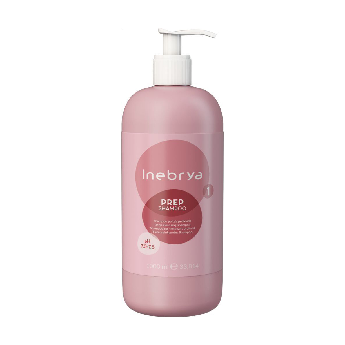 Шампунь для глибокого очищення волосся Inebrya Prep Deep Cleansing Shampoo, 1 л
